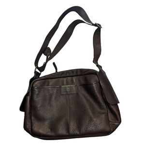 Trafalgar Brown Leather Laptop Bag Work Bag